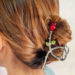 Rose Hair Clip